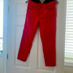 Orange jeans